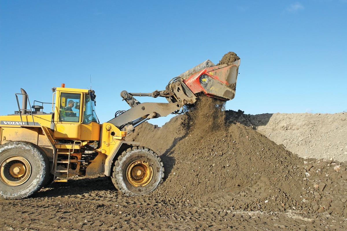 Schwarz Baumaschinen Separatorschaufel