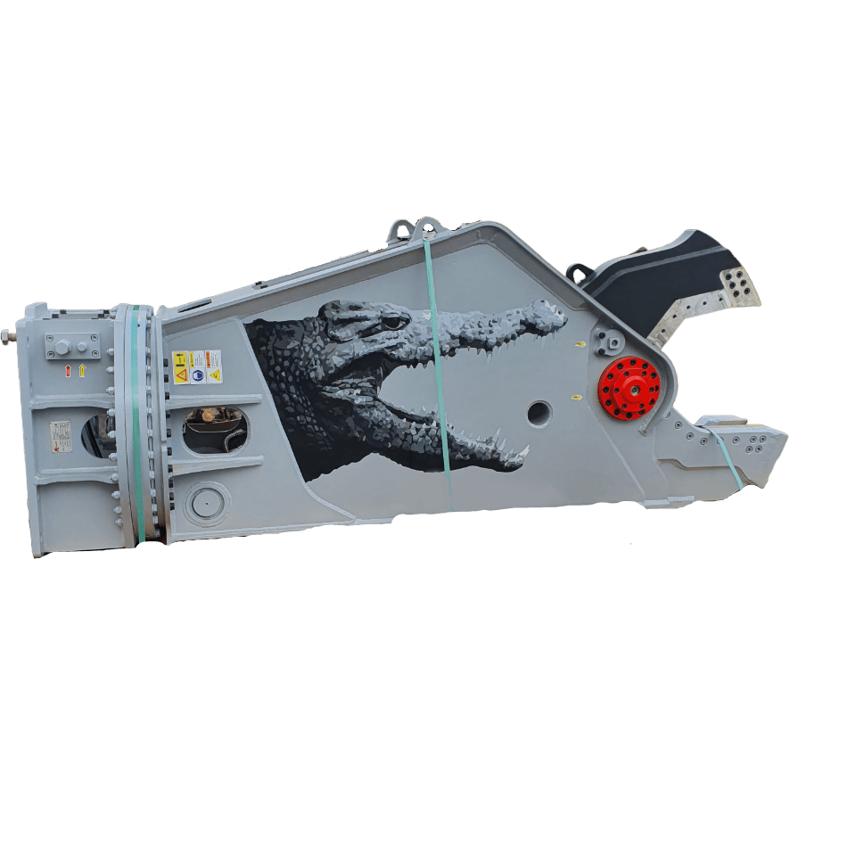 Schwarz Baumaschinen Schrottschere Mieten 2 1 1
